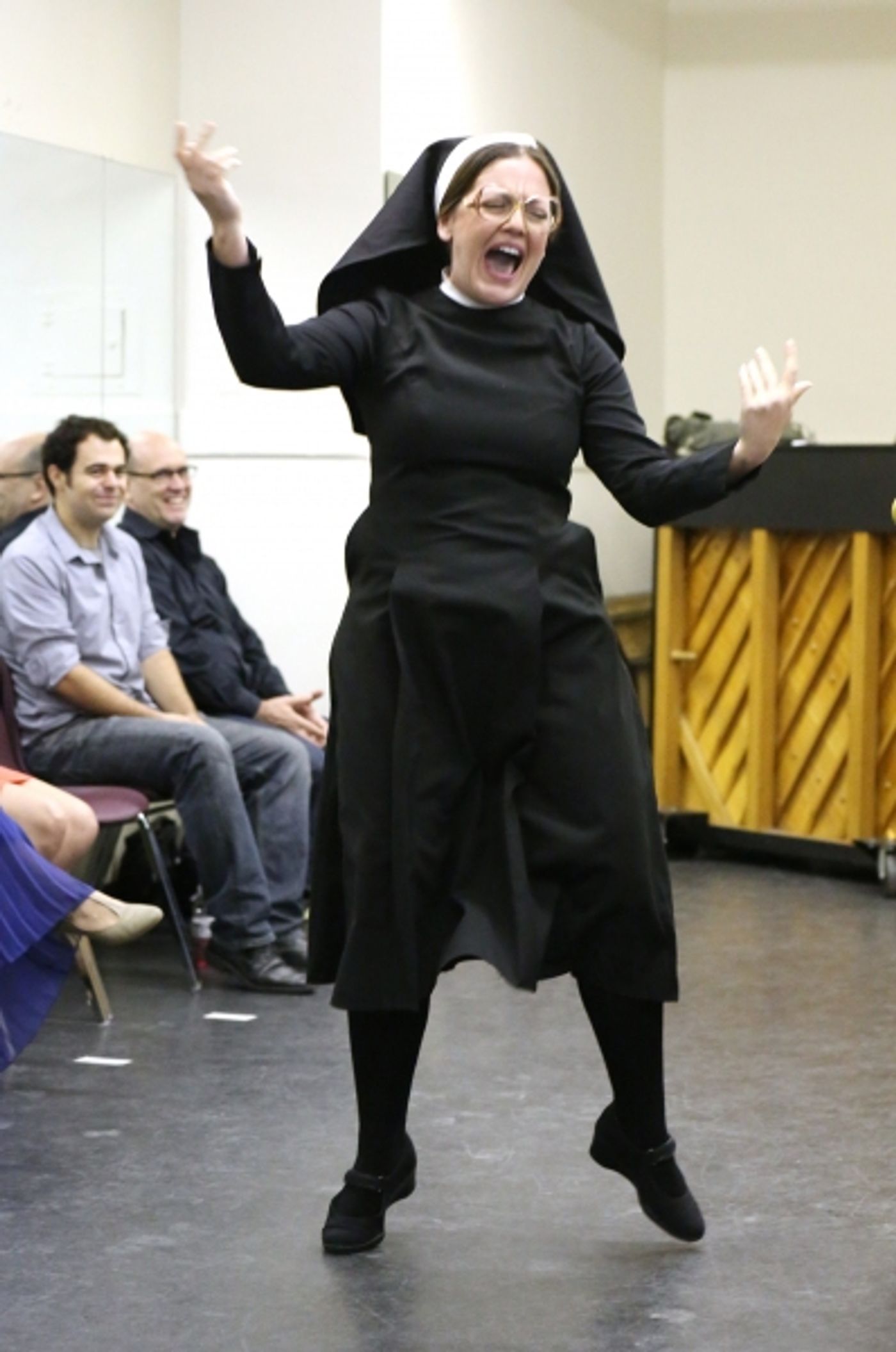 Photo Coverage: Cast of DISASTER! Meets the Press!  Image