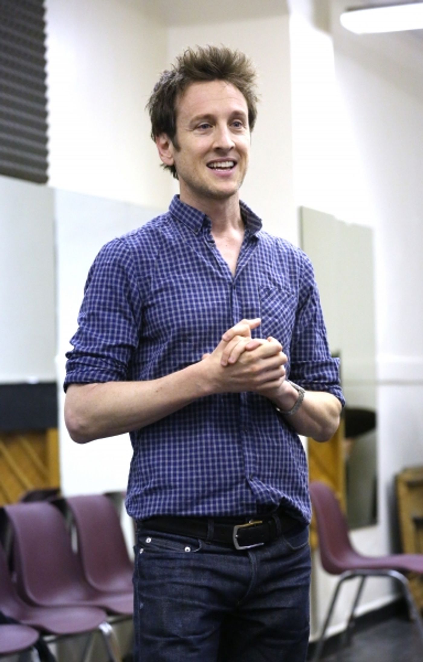 Photo Coverage: Cast of DISASTER! Meets the Press!  Image