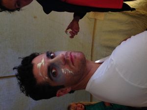 Clinton Sherwood and I get into character Photo