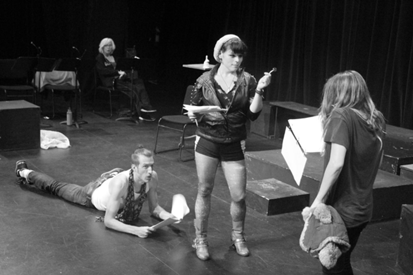 Photo Flash Exclusive: Inside Amas Musical Theatre's BLEEDING LOVE Staged Reading Rehearsals with Bryce Ryness, Nancy Opel & More  Image