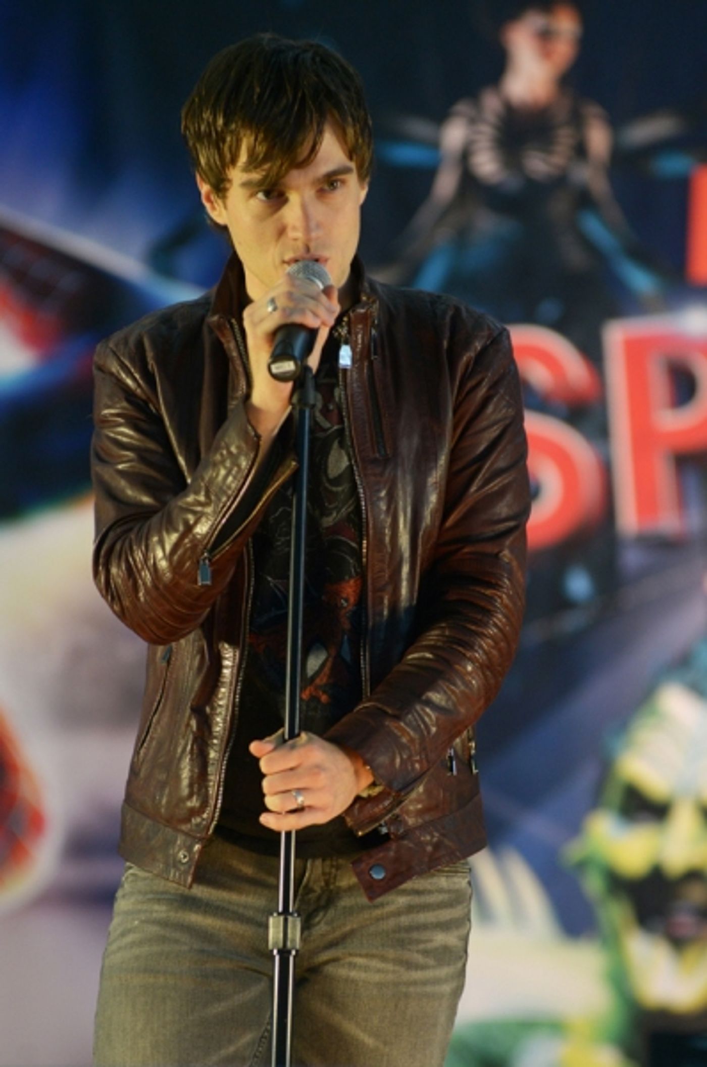 Photo Flash: SPIDER-MAN's Justin Matthew Sargent, Rebecca Faulkenberry and Christina DeCicco Perform at JFK Airport  Image