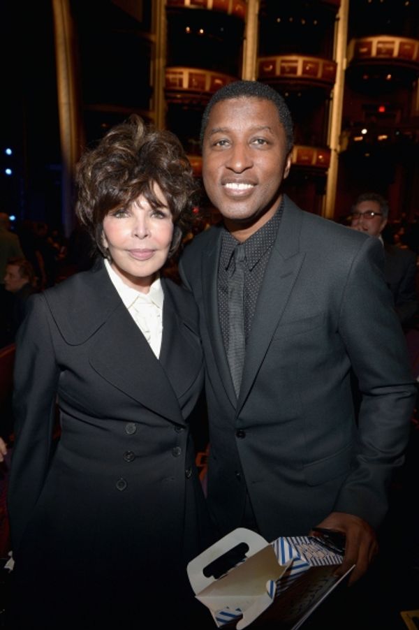 HOLLYWOOD, CA - OCTOBER 12:  Singer-songwriters Kenneth ''Babyface'' Edmonds (R) and  Photo