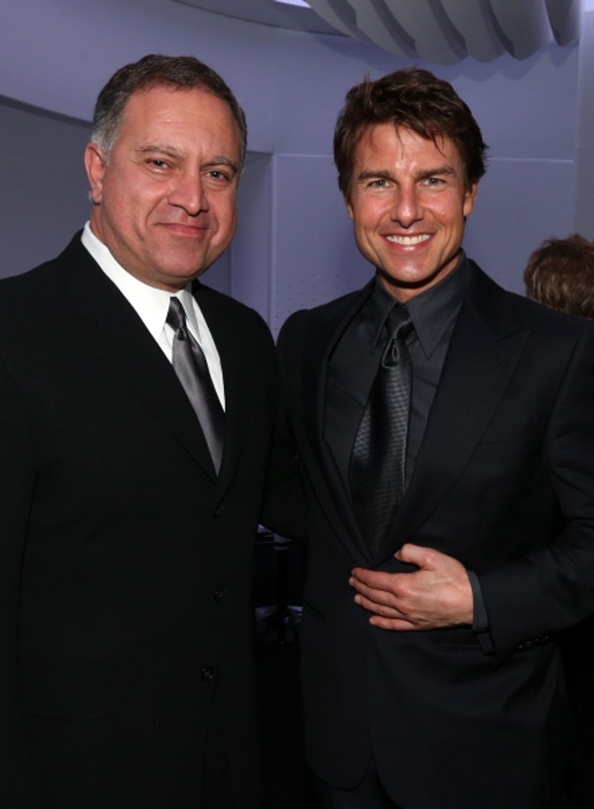 HOLLYWOOD, CA - OCTOBER 12:  Walid Saba, Head of Marketing Design, Chrysler Group LLC. and actor Tom Cruise attend ''Hugh Jackman... One Night Only'' Benefiting MPTF at Dolby Theatre on October 12, 2013 in Hollywood, California.  (Photo by Christopher Pol at 