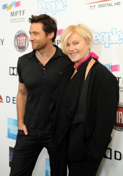 Actor Hugh Jackman and Deborra-Lee Furness attend 'Hugh Jackman... One Night Only' Be Photo