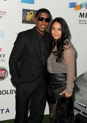 Singer-songwriter Kenneth "Babyface" Edmonds and Nicole Patenburg attend "Hugh Jackma Photo
