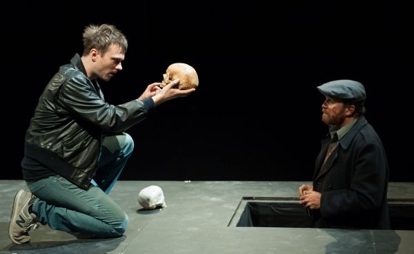 Josh Carpenter (as Hamlet), John Preston (as Gravedigger) Photo