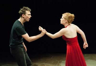 Josh Carpenter (as Hamlet), Rachel Brodeur (as Ophelia) Photo