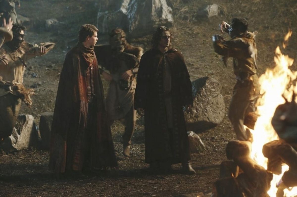 ONCE UPON A TIME - ''Nasty Habits'' - Mr. Gold makes a decision to confront Pan, but will he go there to save Henry or give in to the prophecy that the boy will be his undoing? Neal finds himself back in Neverland and in the custody of one of Pan''s most  at 