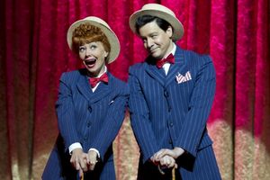 Sirena Irwin as Lucy and Bill Mendieta  in the national tour of I LOVE LUCYÃ‚Â®  Photo