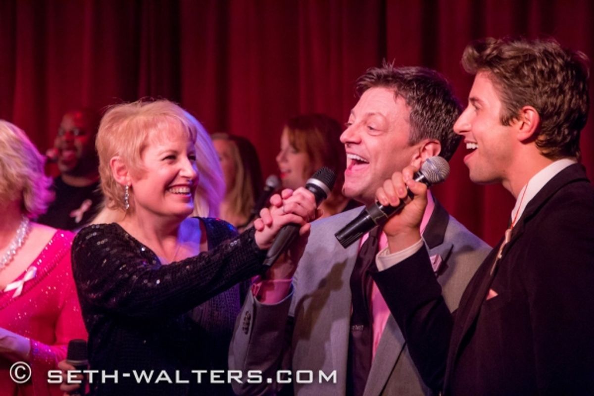 Liz Callaway, Jim Caruso, Nick Adams at 
