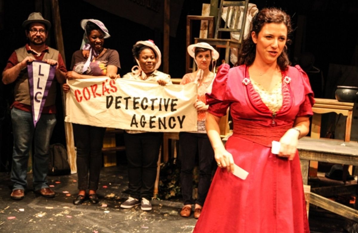 Joe Zarrow, Echaka Agba, BrittneyLove Smith, Jaclyn Hennell and Tracey Kaplan (as Cora Strayer) at 