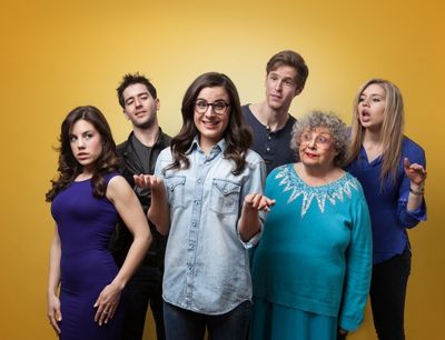 The Cast of ROM.DOT.COM (L to R: Megan Lynch, Nick Ryan, Mikaela Feely-Lehmann, Keith Photo