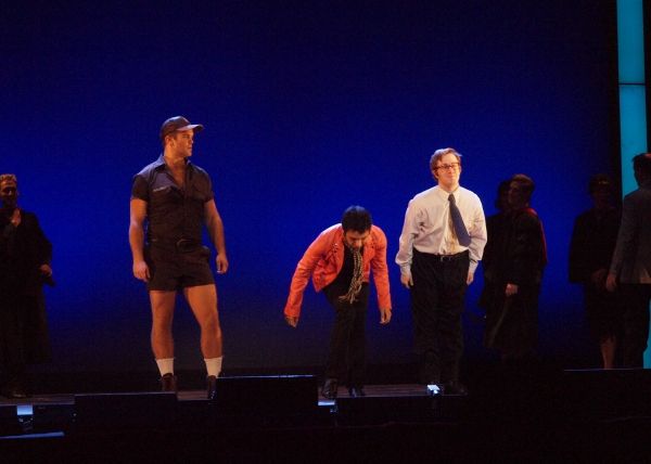 The cast of LEGALLY BLONDE at curtain call. Photo