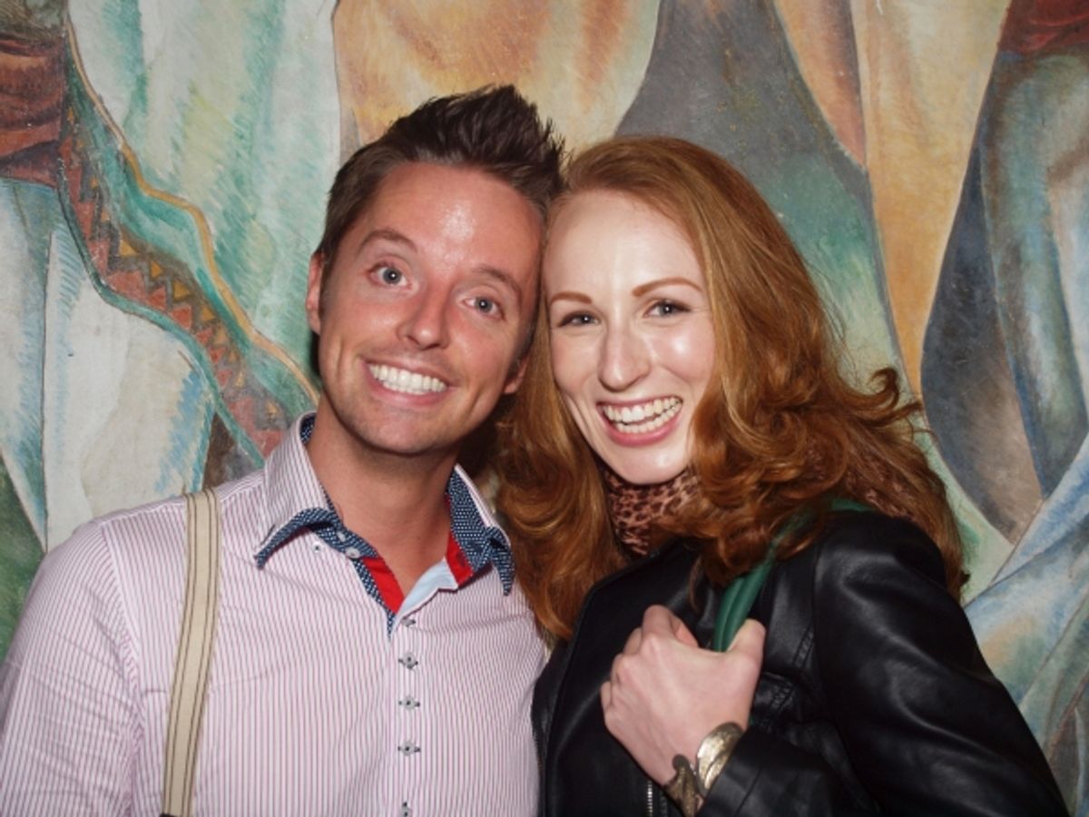 Producer Daniel Dawson and Elaine Hayhurst at 