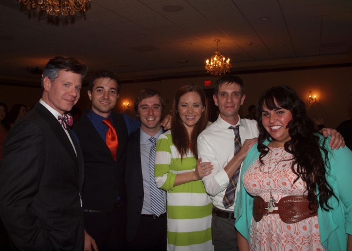 Christopher Carothers, Matthew Benedict, Drew R. Williams, Carly Nykanen, Matt Bauer, and Kristen Pickrell at 