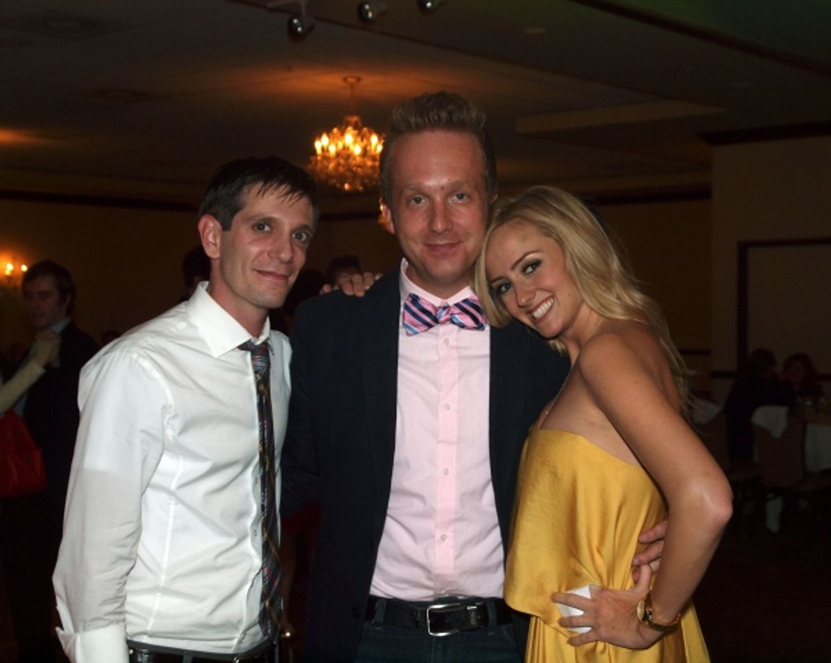 Matt Bauer, David F.M. Vaughn, and Stephanie Wall at 