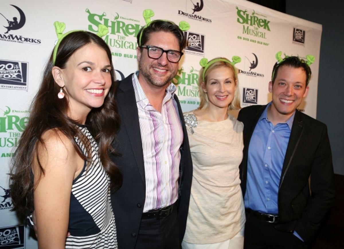 Sutton Foster, Christopher Sieber, Kelly Rutherford and John Tartaglia  at 