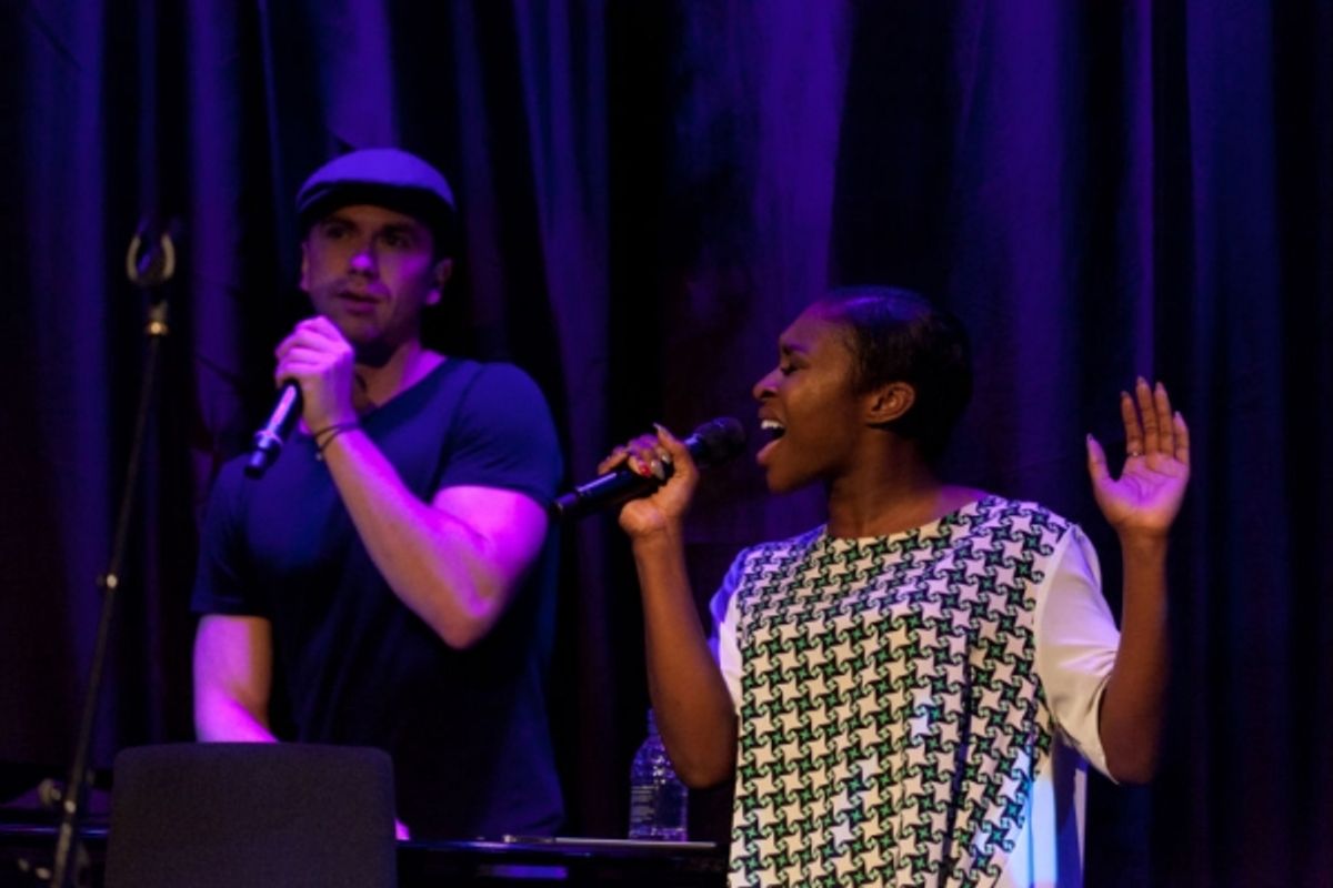 Richard Fleeshman and Cynthia Ervio  at 