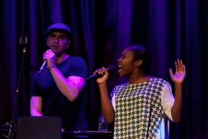 Richard Fleeshman and Cynthia Ervio @ BroadwayWorld Richard Fleeshman and Cynthia Ervio Photo