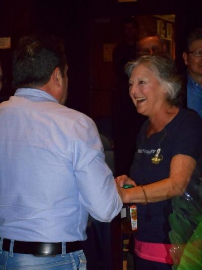Jerry Torre meets Carolyn Kirsch (Big Edie) Photo