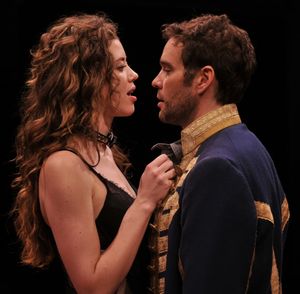 Nicole Rodenburg as Vanda and Michael Bakkensen as Thomas Photo