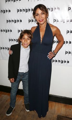 Daphne Rubin-Vega & son Luca @ BroadwayWorld Daphne Rubin-Vega & son Luca Photo