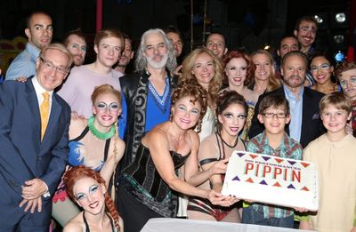 Producer Howard Kagan, Matthew James Thomas, Terrence Mann, Tovah Feldshuh, Rachel Ba Photo