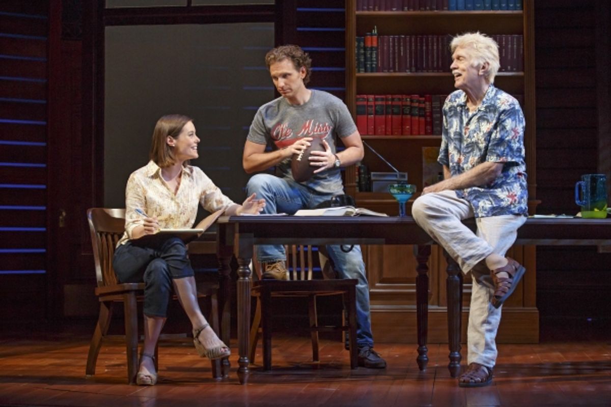 Ashley Williams, Sebastian Arcelus, Tom Skerritt at 