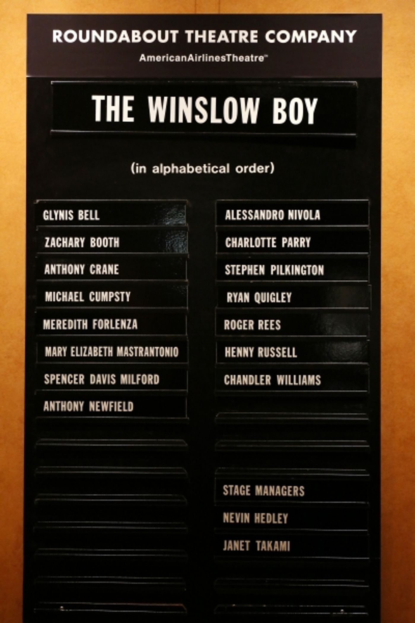 Photo Coverage: Inside THE WINSLOW BOY's Opening Night Curtain Call!  Image