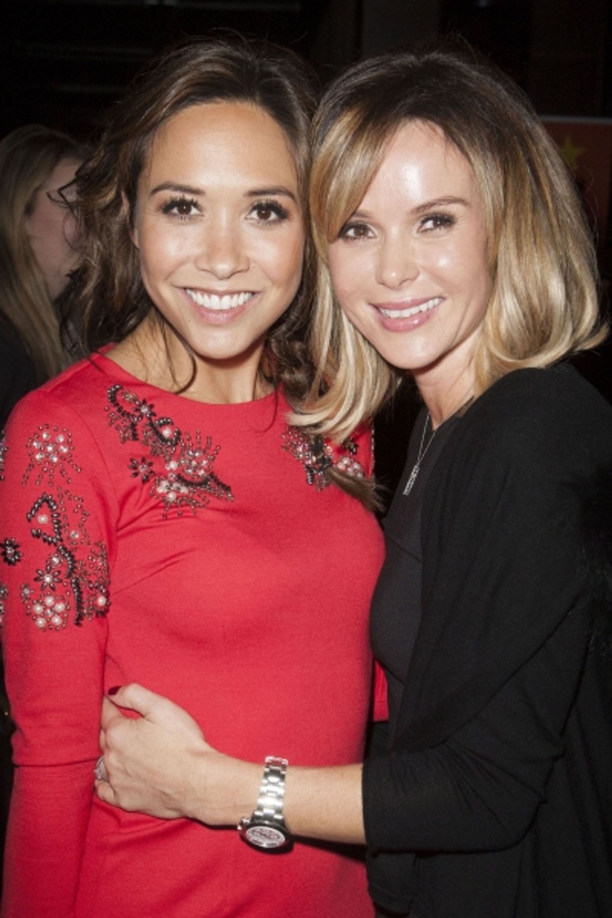 Myleene Klass and Amanda Holden  at 
