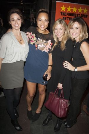 Sarah Parish, Angela Griffin (Dolly), Lisa Faulkner and Amanda Holden Photo
