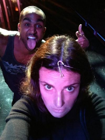 Joe Aaron Reid, Idina Menzel Photo