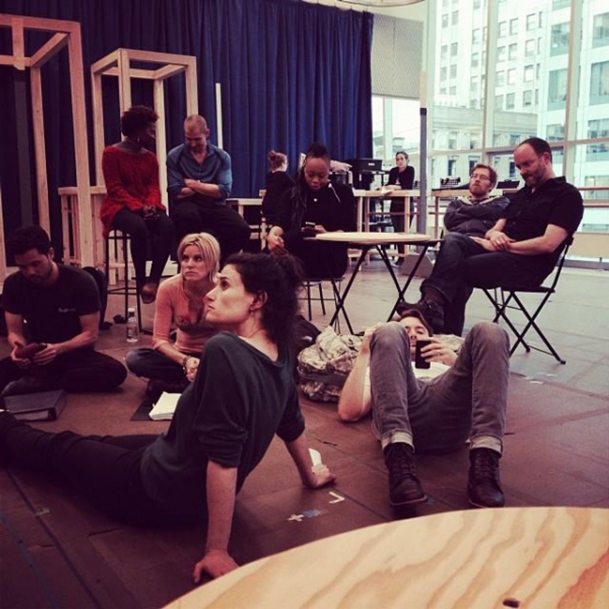 Idina Menzel, Jenn Colella & Cast of IF/THEN at 