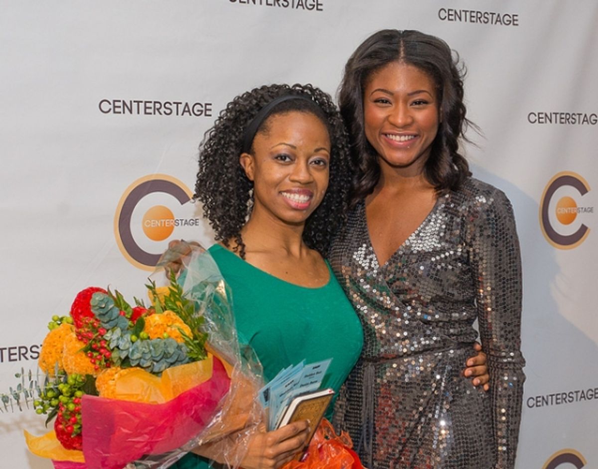 Chandra Thomas and Jasmine Carmichael at 