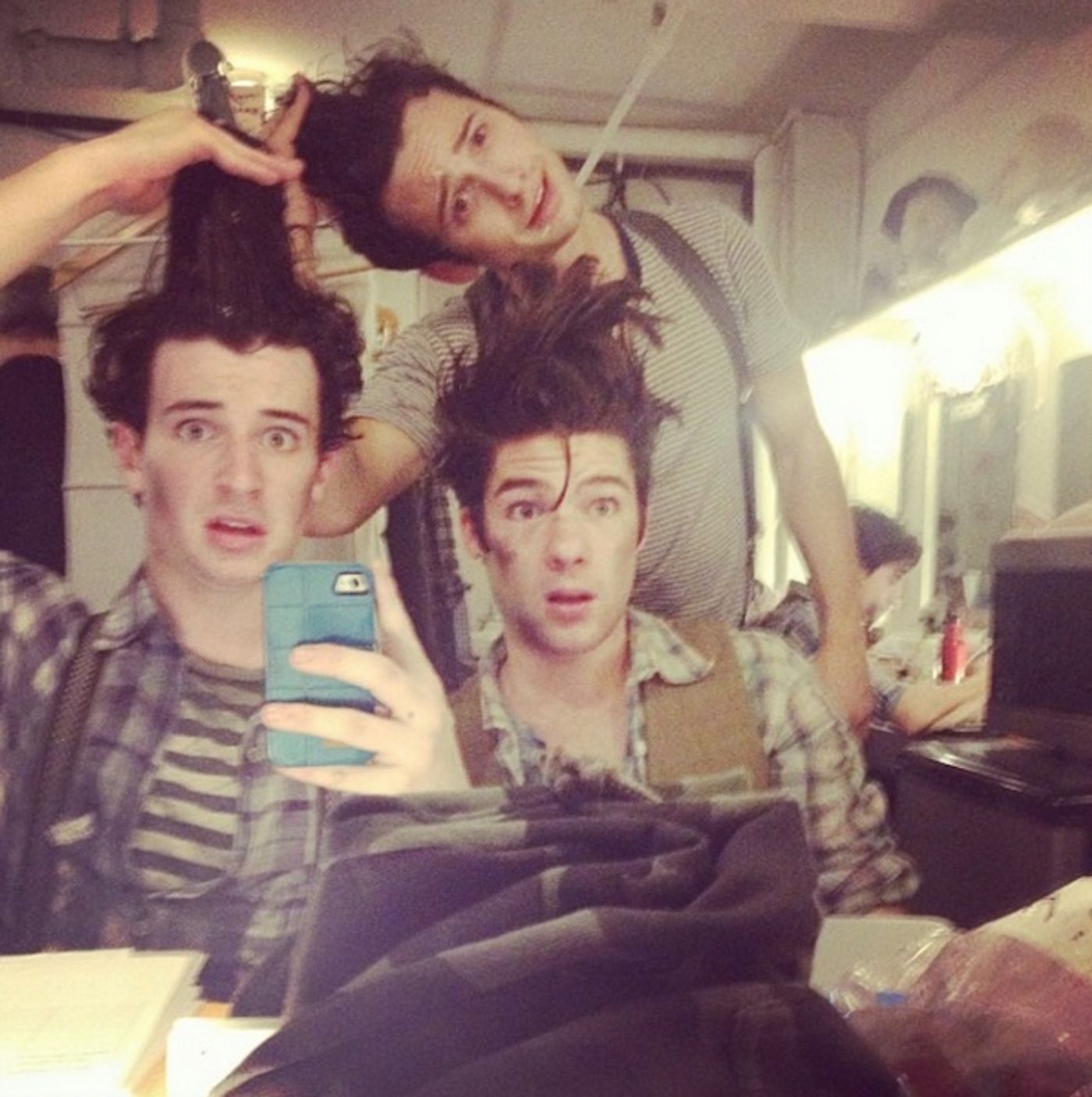 Photo Flash:  Saturday Intermission Pics - Oct 19 - Part 2 - CINDERELLA's Laura Osnes Settles into Fall; Plus PIPPIN, NEWSIES & More!  Image