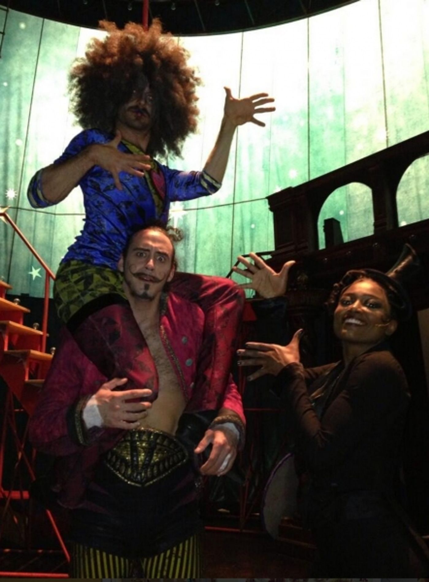 Photo Flash:  Saturday Intermission Pics - Oct 19 - Part 2 - CINDERELLA's Laura Osnes Settles into Fall; Plus PIPPIN, NEWSIES & More!  Image