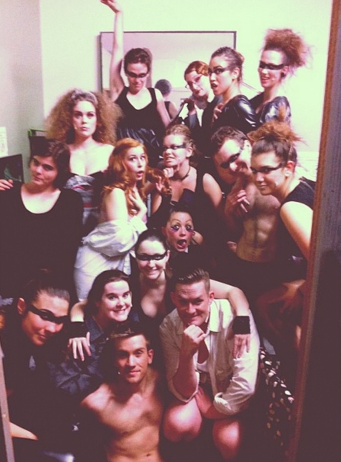 Photo Flash:  Saturday Intermission Pics - Oct 19 - Part 2 - CINDERELLA's Laura Osnes Settles into Fall; Plus PIPPIN, NEWSIES & More!  Image