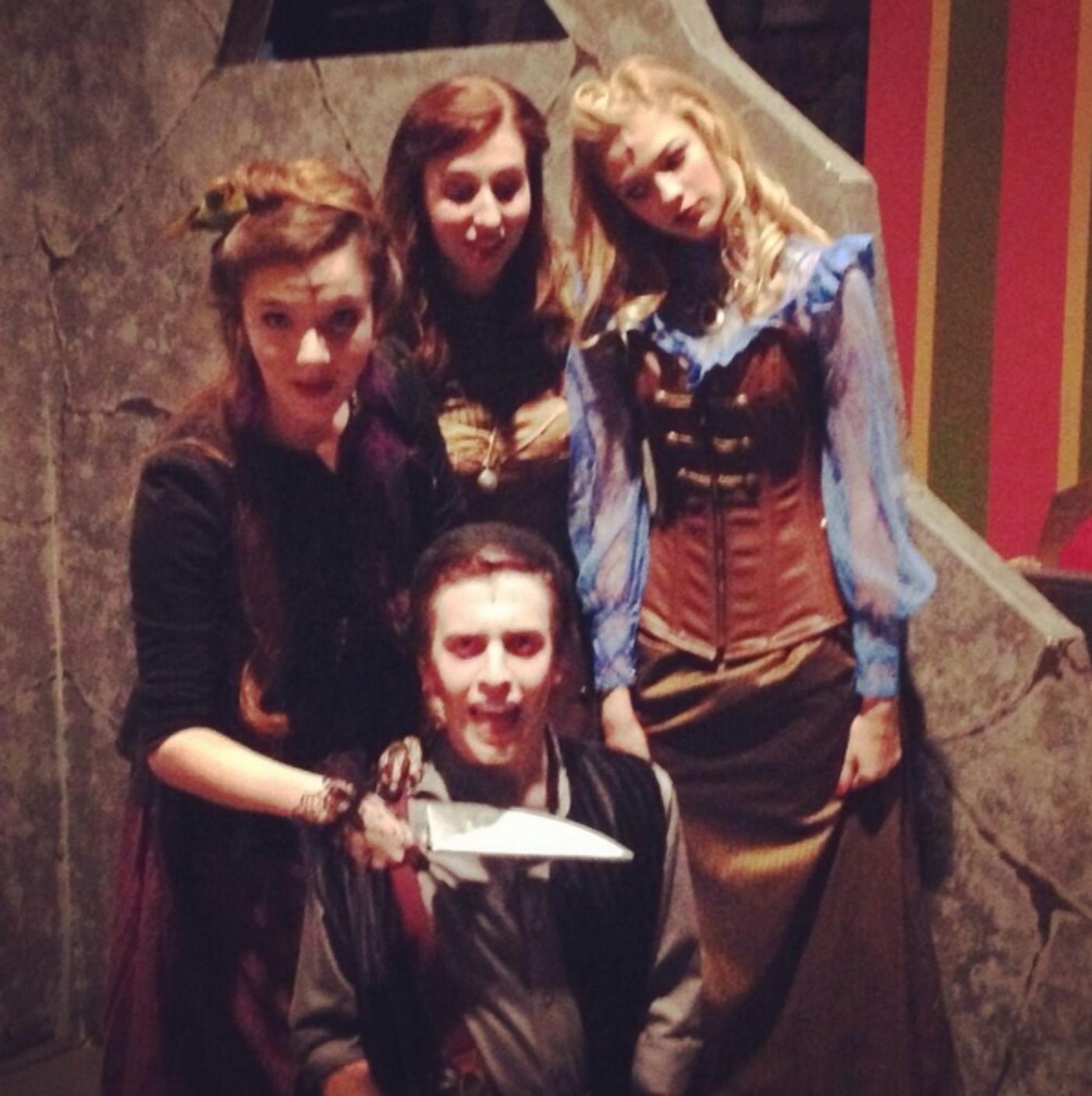 Photo Flash:  Saturday Intermission Pics - Oct 19 - Part 2 - CINDERELLA's Laura Osnes Settles into Fall; Plus PIPPIN, NEWSIES & More!  Image