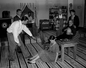 Micah Linford, Alan Hudson, Tim Riley (at back), Tom Monahan, Stephanie Larragoite, S Photo