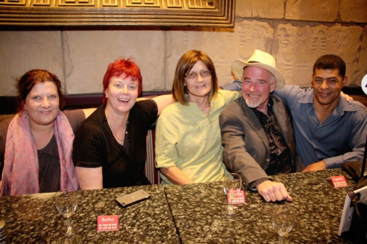 Lul Botha, Retha Potgieter, Annette van Schalkwyk, Chris van Niekerk en Duncan Johnson at 
