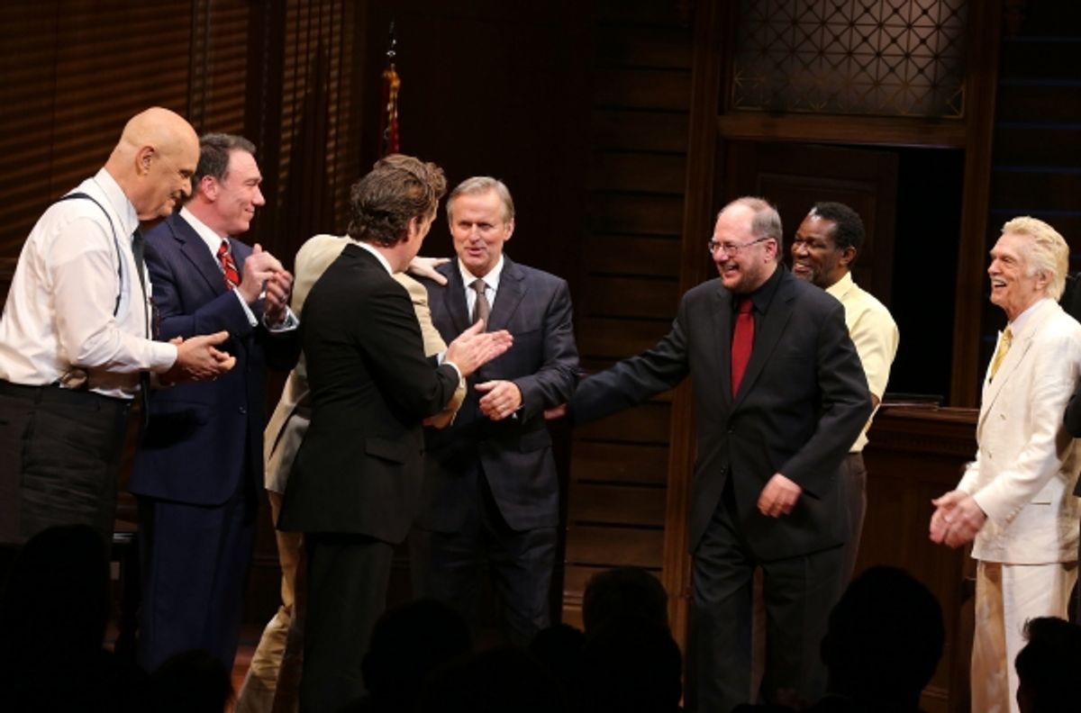 Tonya Pinkins, Fred Dalton Thompson, Patrick Page, Director Ethan McSweeny, Sebastian Arcelus, John Grisham, John Douglas Thompson, Playwright Rupery Holmes, Tom Skerritt  at 