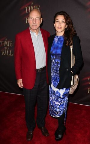 Patrick Stewart & wife Sunny Ozell   Photo