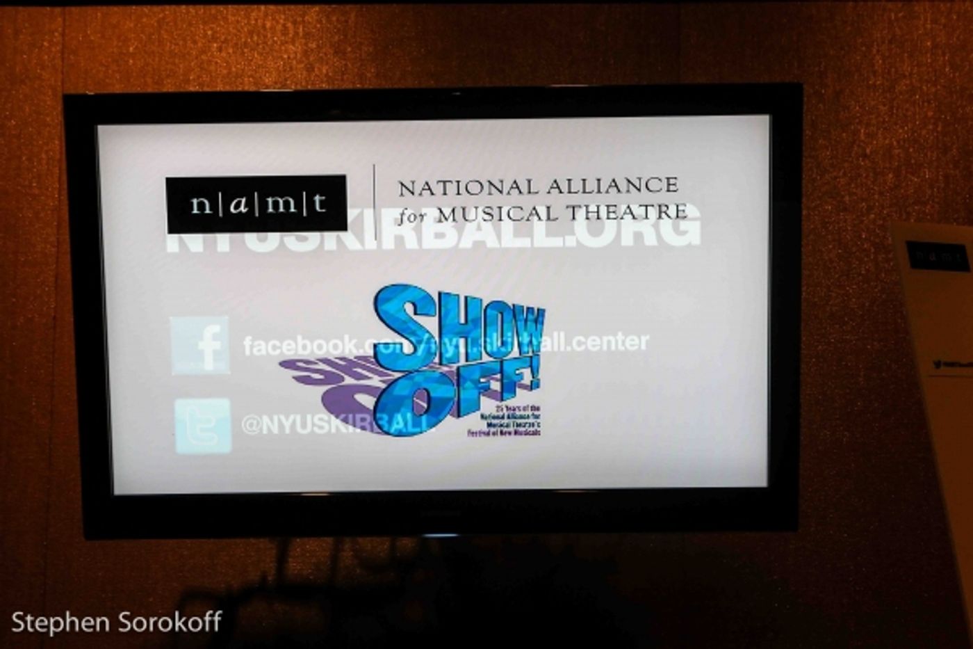 Photo Coverage: Christopher Sieber, Ashley Brown & More Perform in NAMT's SHOW OFF Benefit Concert  Image