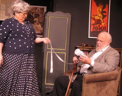 Cheryl Doyle and Doug Kline in Quartet Photo