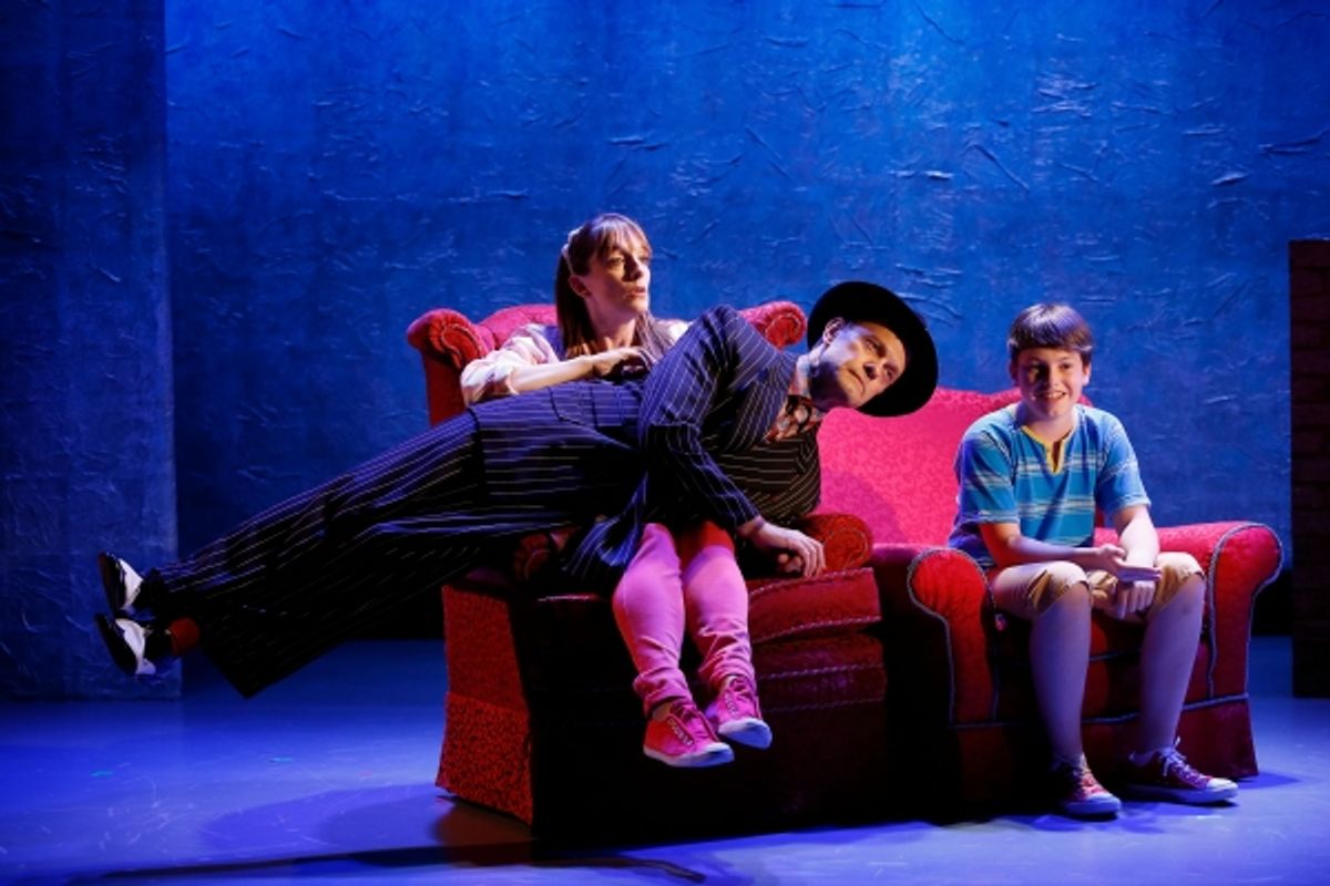 Julia Murney, David Hyde Pierce, Frankie Seratch at 