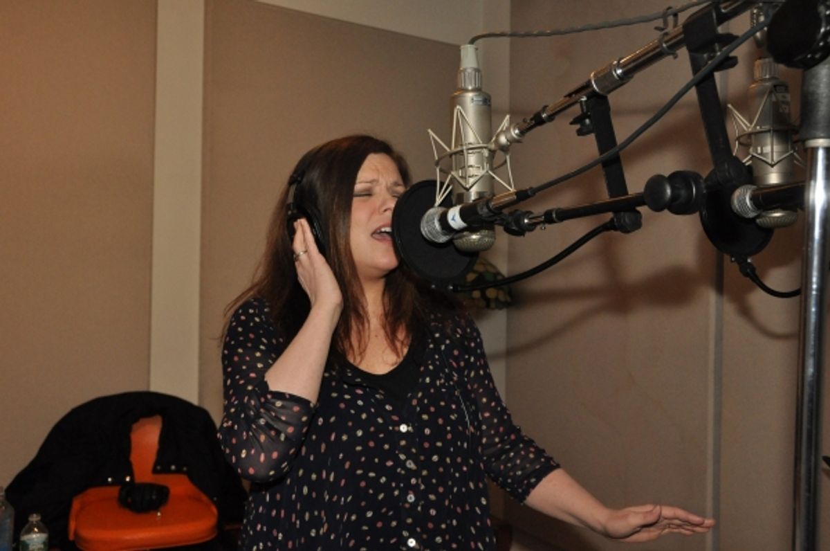 Mary Bridget Davies at In the Recording Studio with Mary Bridget Davies for A NIGHT WITH JANIS JOPLIN Album!