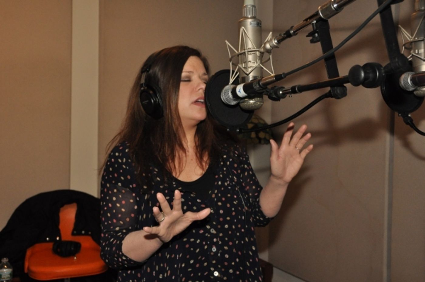 Photo Coverage: In the Recording Studio with Mary Bridget Davies for A NIGHT WITH JANIS JOPLIN Album!  Image