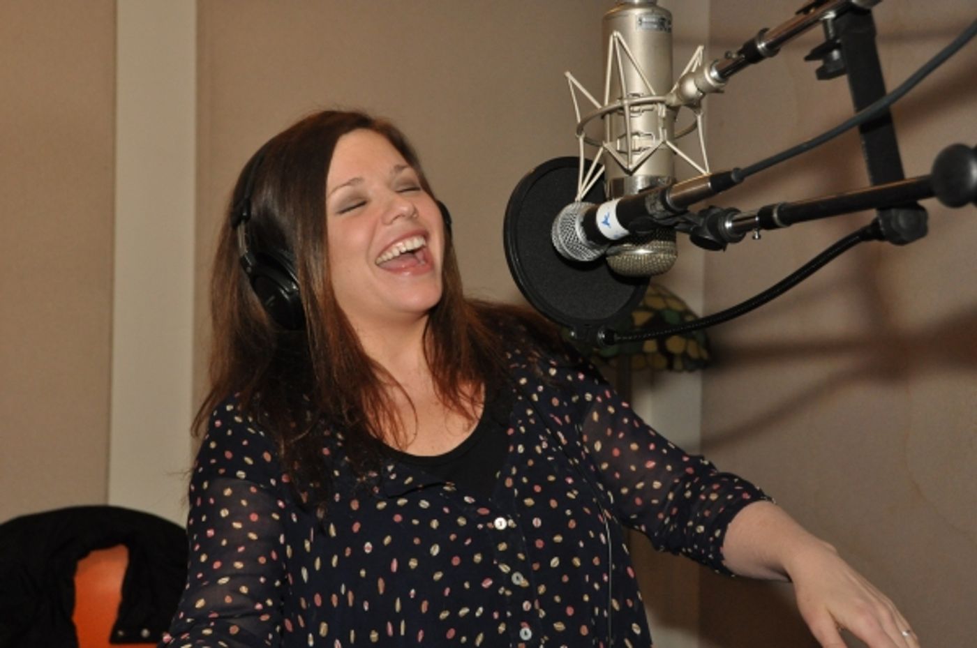 Photo Coverage: In the Recording Studio with Mary Bridget Davies for A NIGHT WITH JANIS JOPLIN Album!  Image