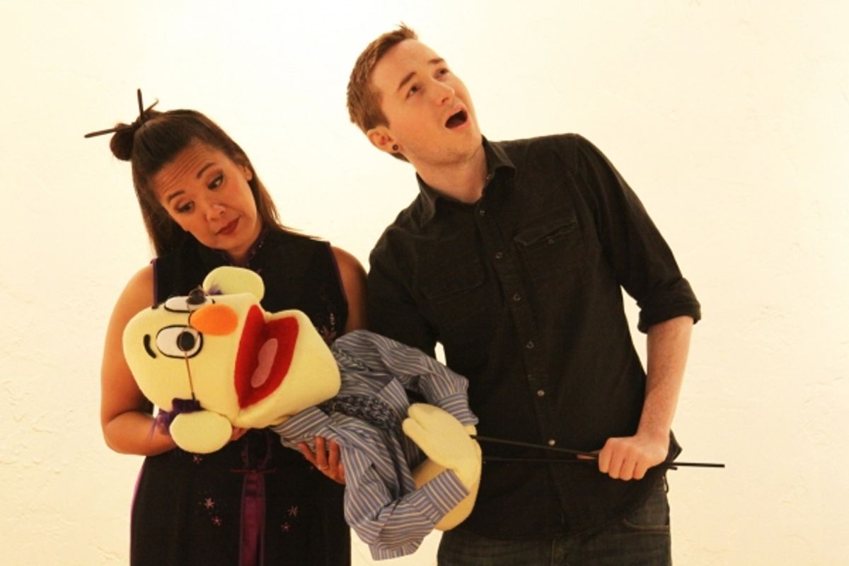 Arlene Rapal as Christmas Eve and Steffan Scrogan as Rod at 