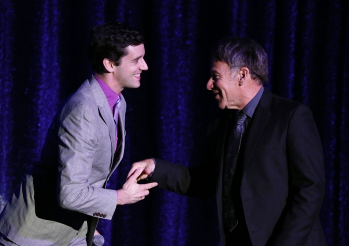 Michael Urie and Stephen Schwartz  at 